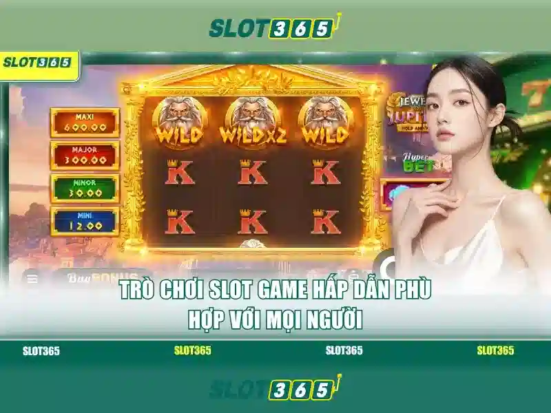 Trò chơi và danh mục slots đa dạng